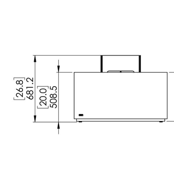EcoSmart Chaser 38 Dimensions Side