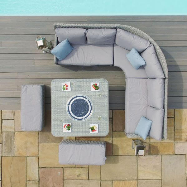Maze Outdoor Living Oxford Royal Corner Sofa