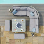 Maze Outdoor Living Oxford Royal Corner Sofa