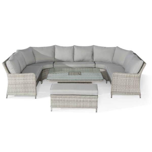 Maze Oxford Royal UShape Sofa set with ice bucket