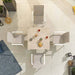 Westminster Pacific Dining Table and Chairs 4 Seater Stone Top View