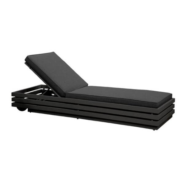 The Tomorrow Lounger - Westminster Outdoor Living Charcoal Frame x Slate Fabric