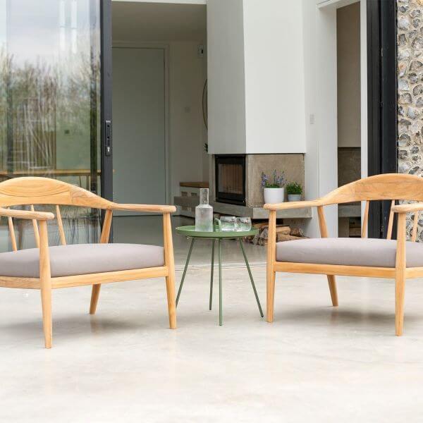 alexander rose dana teak armchair