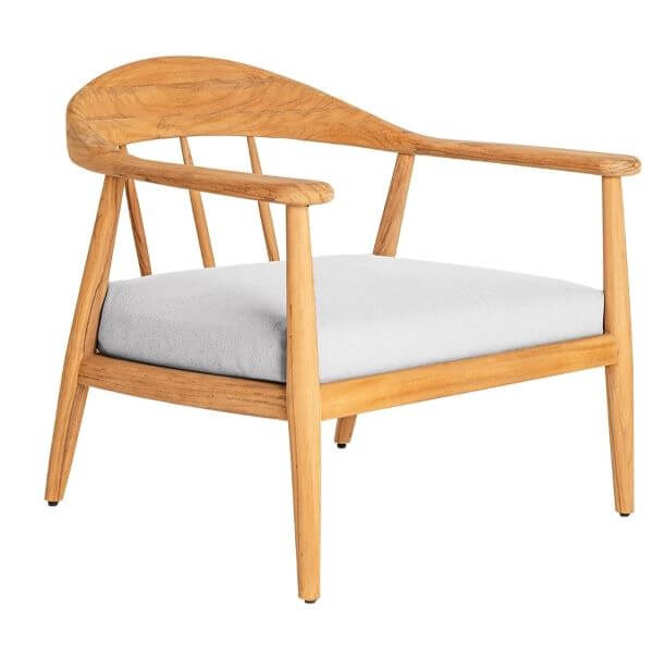 alexander rose dana teak polar cushion