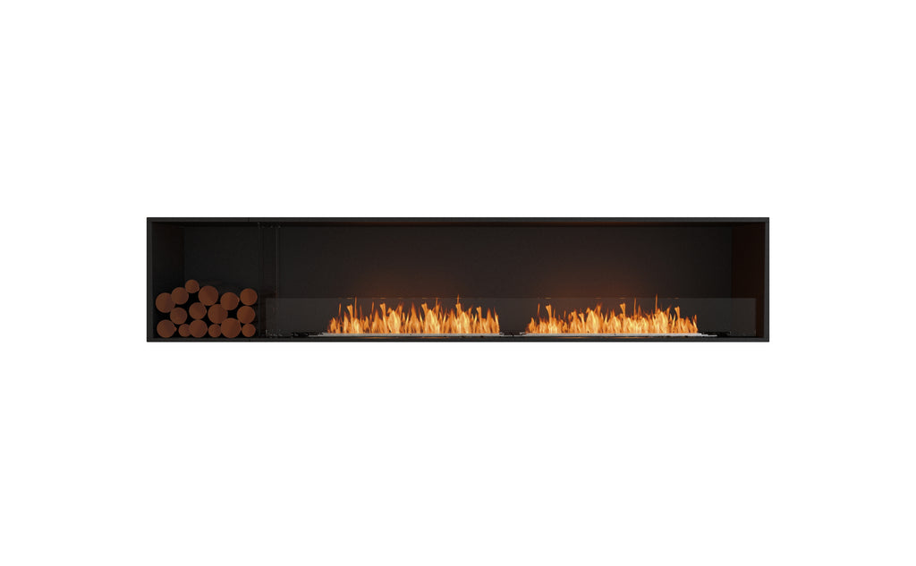 EcoSmart Fire Flex Single Sided Fireplaces with Decorative Log Boxes (multiple sizes to 0.57m to 4.2m)