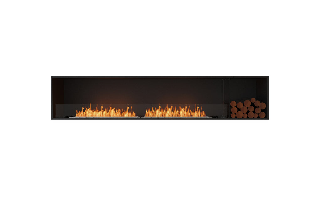 EcoSmart Fire Flex Single Sided Fireplaces with Decorative Log Boxes (multiple sizes to 0.57m to 4.2m)