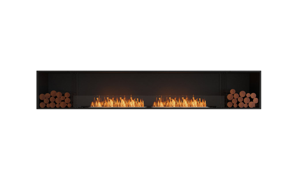 EcoSmart Fire Flex Single Sided Fireplaces with Decorative Log Boxes (multiple sizes to 0.57m to 4.2m)