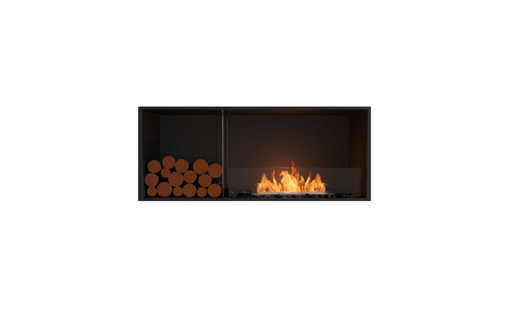 EcoSmart Fire Flex Single Sided Fireplaces with Decorative Log Boxes (multiple sizes to 0.57m to 4.2m)