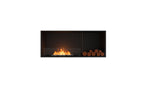 EcoSmart Fire Flex Single Sided Fireplaces with Decorative Log Boxes (multiple sizes to 0.57m to 4.2m)