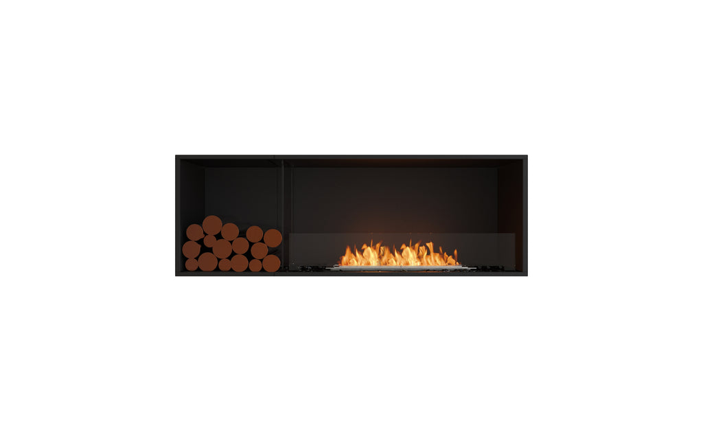 EcoSmart Fire Flex Single Sided Fireplaces with Decorative Log Boxes (multiple sizes to 0.57m to 4.2m)