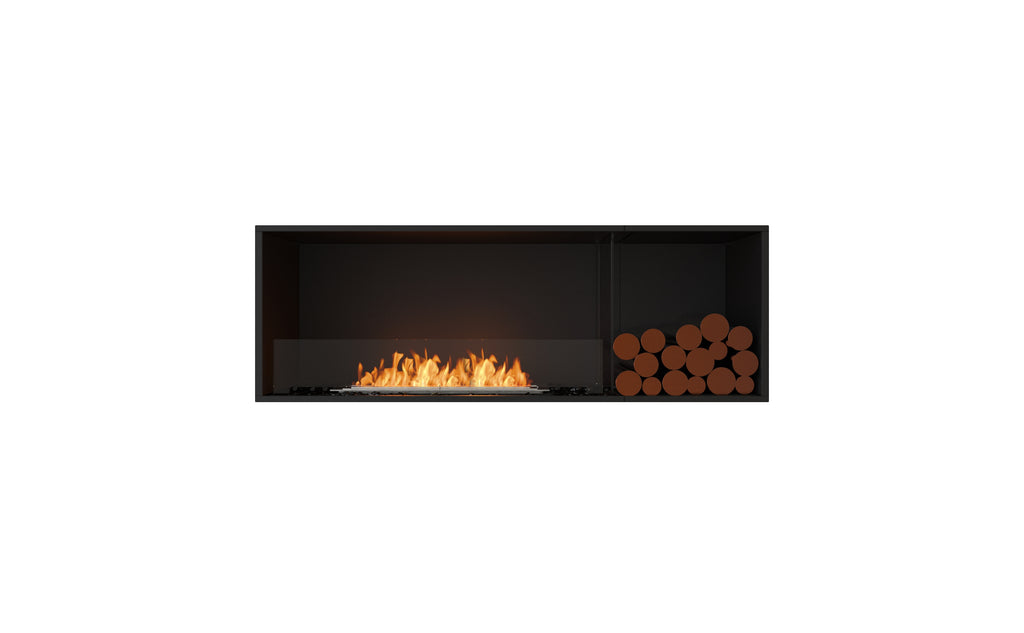 EcoSmart Fire Flex Single Sided Fireplaces with Decorative Log Boxes (multiple sizes to 0.57m to 4.2m)