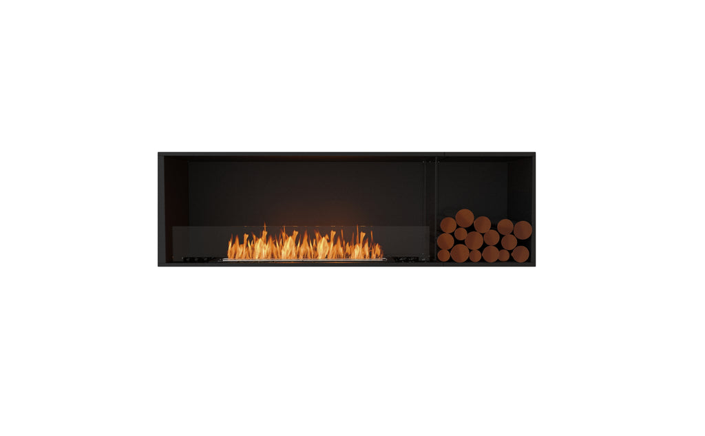 EcoSmart Fire Flex Single Sided Fireplaces with Decorative Log Boxes (multiple sizes to 0.57m to 4.2m)