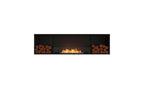 EcoSmart Fire Flex Single Sided Fireplaces with Decorative Log Boxes (multiple sizes to 0.57m to 4.2m)