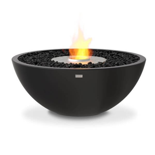 EcoSmart Fire Mix 850 Fire Pit Graphite Stainless Burner