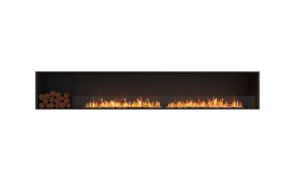 EcoSmart Fire Flex Single Sided Fireplaces with Decorative Log Boxes (multiple sizes to 0.57m to 4.2m)