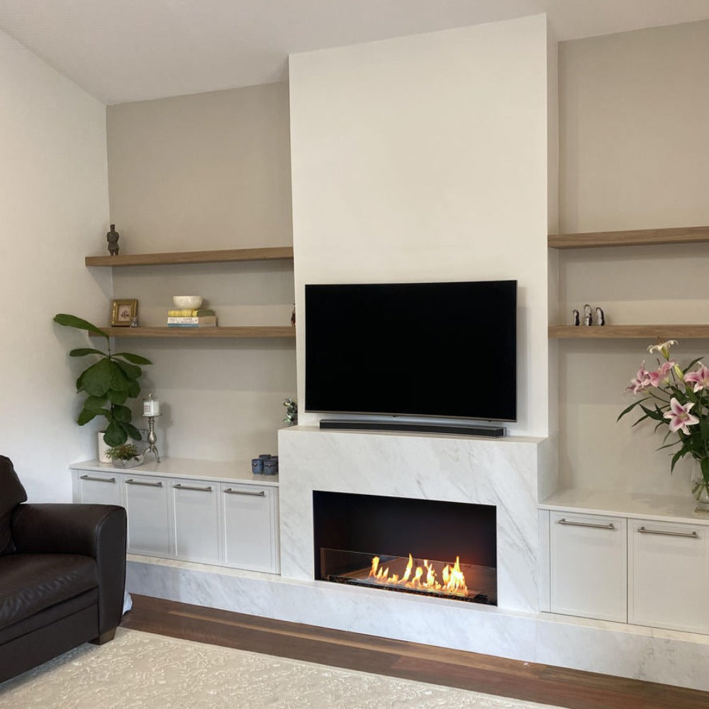 EcoSmart Fire Flex Single Sided Fireplaces (multiple sizes to 0.57m to 4.2m)