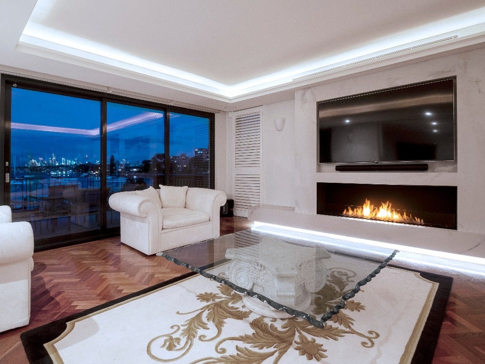 EcoSmart Fire Flex Single Sided Fireplaces (multiple sizes to 0.57m to 4.2m)