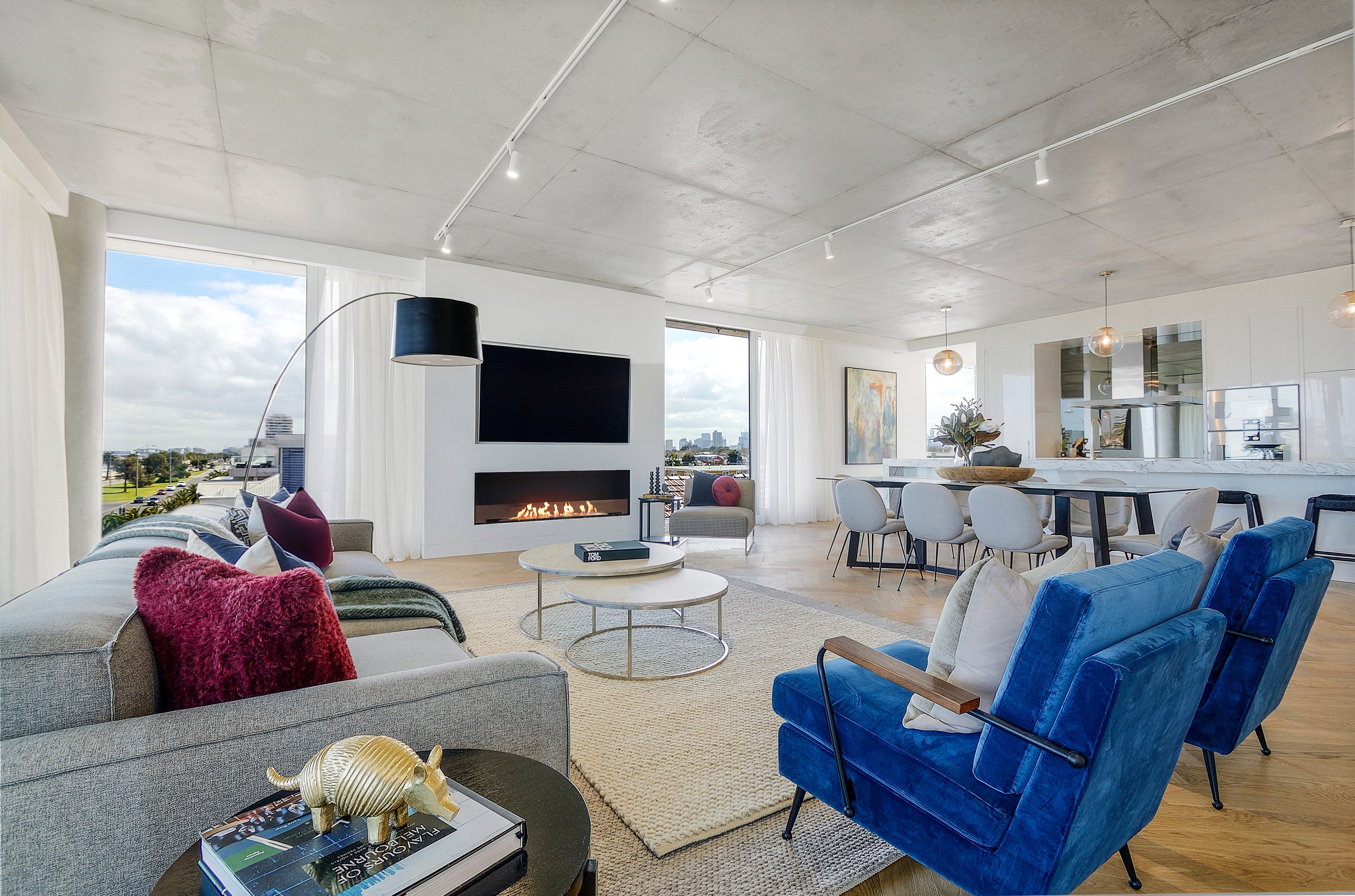 EcoSmart Fire Flex Single Sided Fireplaces (multiple sizes to 0.57m to 4.2m)