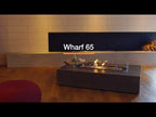 EcoSmart Fire Wharf 65 Bioethanol Fire Pit Table