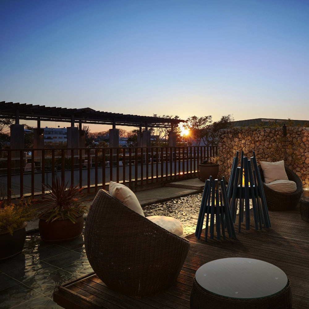 EcoSmart Fire Stix Moveable Bioethanol Fire Pit - Stainless Steel